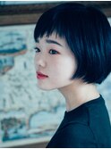 ショートバングボブ