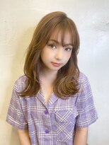 シエルバイアフロート(ciel by afloat)&nbsp;〈藤間〉韓国風くびれミディ/ミルクティーベージュ