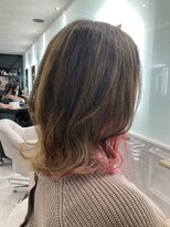 ウィクシー(wixy)&nbsp;インナーカラー　ピンク　【臼井綾佑】