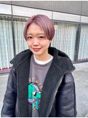 ハンサムショート　pink beige◎