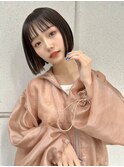 ぱつっとボブ ミニボブ 切りっぱなしボブ 【清水豊】