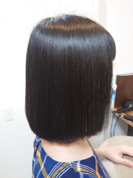 ヘアーカルチャー 小倉台店 HAIR CULTURE ミディアムストレート小顔ロブショートボブ