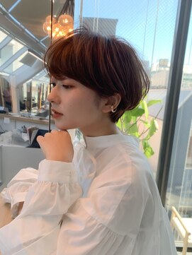 ロンド パルティール 大宮(Lond partir) 外ハネボブセクションカラーグラデーションカラーペールベージュ