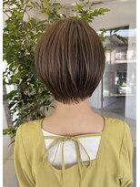 ハピネス クローバー 学園前店(Happiness CLOVER)&nbsp;丸みショート/髪質改善/ベージュ/透明感/20代30代40代50代