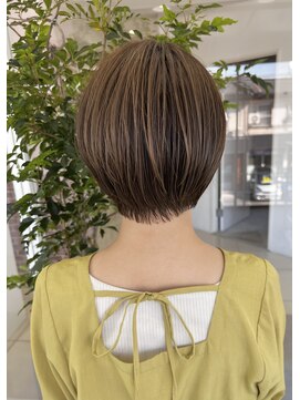 ハピネス クローバー 学園前店(Happiness CLOVER) 丸みショート/髪質改善/ベージュ/透明感/20代30代40代50代