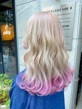 シェリエ(Cherie) ベージュカラー／ホワイトベージュ/ピンクカラー／裾カラー