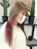 ウィコ 新宿(WICO)&nbsp;ミルクティーインナーピンク[ケアブリーチペールベージュ新宿駅]