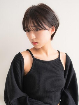 アグ ヘアー ログ 東戸塚店(Agu hair log) 耳掛けかわいい丸みショート　1