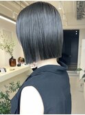 切りっぱなしボブ/ダークグレーカラー【KANAKO】