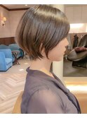 【銀座◇成田】大人ガーリーチョコレートくびれショート小顔ボブ