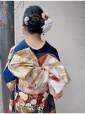 成人式・卒業式／アップスタイル・お団子・まとめ髪