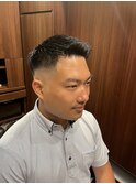 スキンフェード　ソフトモヒカン　田町　理容室　床屋　ショート