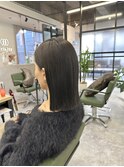 ヘイリーボブ切りっぱなしストレートボブ本厚木