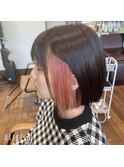 インナーカラーサクラピンク