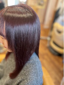 リツプス(LIPS)の写真/【色味もツヤ感もどっちも叶う】リーズナブルな価格で通いやすい♪フルカラー+小顔カット¥7700～