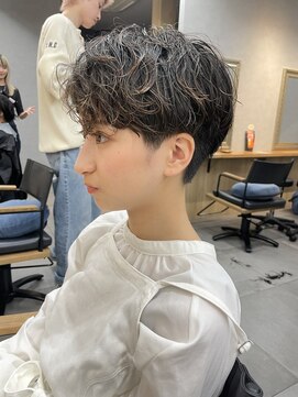 サンド 表参道(sand) ショートボブパーマ20代30代40代イヤリングカラー大人可愛い