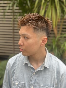ヒロギンザ 大阪本店(HIRO GINZA) フェザーアップ×スキンフェード
