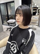 ロンドローズ 名古屋(Lond damaskRose)&nbsp;学割 ブリーチなしダブルカラー ブリーチ 髪質改善 ボブ 183