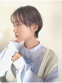 ショートカット×ひし形ショートボブ×前髪あり20代30代40代　a