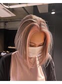 髪質改善/心斎橋美容室/大阪ハイトーン/ベージュカラー