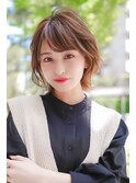 【GEEKS渋谷】レイヤーボブ/シルキーベージュ/20代30代/冬カラー
