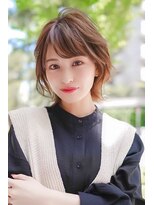 ギークス(GEEKS)&nbsp;【GEEKS渋谷】レイヤーボブ/シルキーベージュ/20代30代/冬カラー