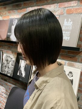 オーガニック アトリエ 大宮(organic+atelier) 10代20代タッセルボブ丸みショート