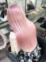 オズ 梅田店(OZ)&nbsp;ホワイトピンク/バージンレミーエクステ/エクステごとカラー