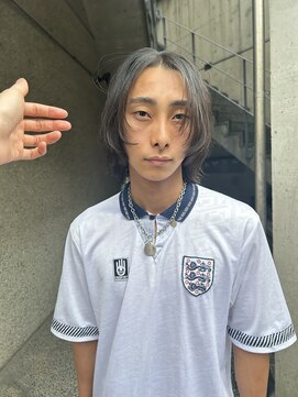 メゾンアクア 表参道(Maison ACQUA) =メンズボブ/ダークアッシュ/ニュアンスパーマ/MAN’S HAIR