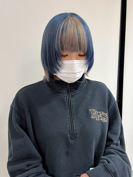 ヘアー アイス ルーチェ(HAIR ICI LUCE) ダブルカラー/デザインカラー/ハイトーンウルフ/大野