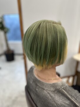 コーサク ヘアーデザイン(KOSAKU HAIR DESIGN) フルブリーチカラーカット
