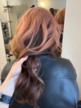 トナリ(tonari) ピンクベージュ×アンブレラカラー