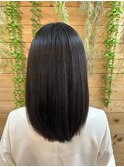 ツヤ髪セミロング