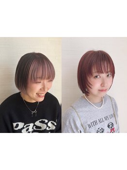 ハイライト、ハイトーンカラーで魅せる！男女問わず映える、今旬デザインでワンランクUPのお洒落へ導きます