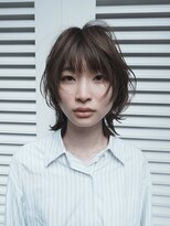 レコ 渋谷(LECO)&nbsp;マッシュウルフカットカーリーヘアニュアンスヘア