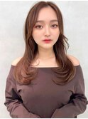 レイヤー/ネビージュ/韓国ヘア/イメチェン/縮毛矯正/中野/