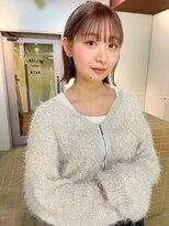 コエ(koe')&nbsp;ぱつっとボブ　ワイドバング　まろみベージュ