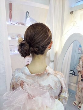 リムネ(RIMUNE) サイドアップ／お団子ヘア／浴衣ヘアアレンジ
