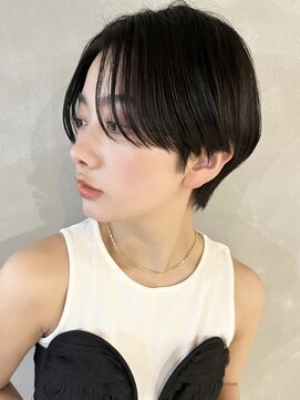 パーク(PARK) 【PARK】ハンサムショート×グレージュブラック