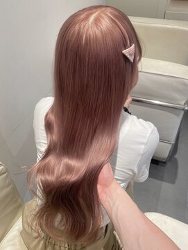 ベレーザ 渋谷(BELEZA) 16081ブリーチ&ダブルカラーナチュラルブラウンパールベージュ
