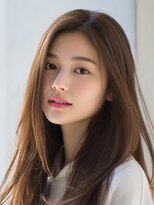 コンフィー(comfy)&nbsp;透け感ストレートロング × ナチュラルブラウン