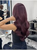 10代20代30代ブリーチなしボルドーカラー