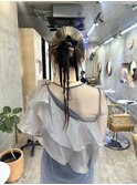 ヘアセット/お呼ばれヘア/パーティーヘア/カチモリヘア