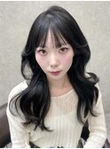 黒髪カタログ/オリーブグレー/ココアベージュ/小顔ヘア