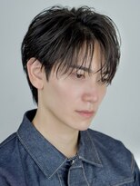 オーシャントーキョーオーバー 渋谷(OCEAN TOKYO OVER)&nbsp;マッシュセンターパートツーブロックフェザーパーマニュアンス