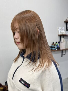 ソソ(soso) ボブ/レイヤー/ミルクティーベージュ/メンズ/20代