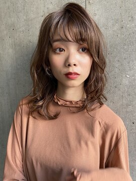 マルツ 銀座(maltu) オリーブベージュウェーブミディアムオリーブグレージュ銀座