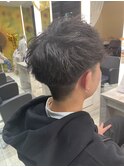 短髪パーマ