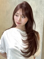 ロンドガーネット 池袋(Lond garnet)&nbsp;暗めカラー/韓国風巻き/レイヤーカット/髪質改善/縮毛矯正/池袋