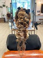 ムクヘア 御幸店(MUKU hair)&nbsp;ふわふわ高めな編み下ろしhair！